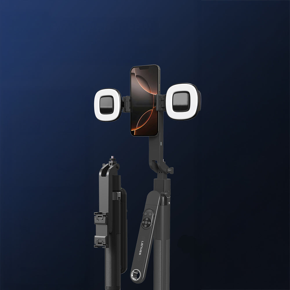 Lenyes LPH108 Canlı Yayın Dolgu Işıklı Kumandalı 360 Derece Dönebilen Selfie Çubuğu ve Tripod Lenyes LPH108 Canlı Yayın Dolgu Işıklı Kumandalı 360 Derece Dönebilen Selfie Çubuğu ve Tripod